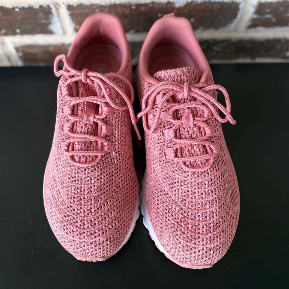 Propet Dark Pink Ortholite Tour Knit Sneakers Size 9.5 Wide - Picture 5 of 11